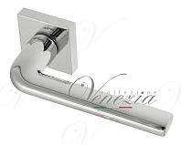 Дверная ручка Fratelli Cattini мод. LINEA 8-CR (полированный хром) квадратное основани