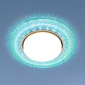 Встраиваемый точечный светильник с LED подсветкой 3028 GX53 TF тиффани